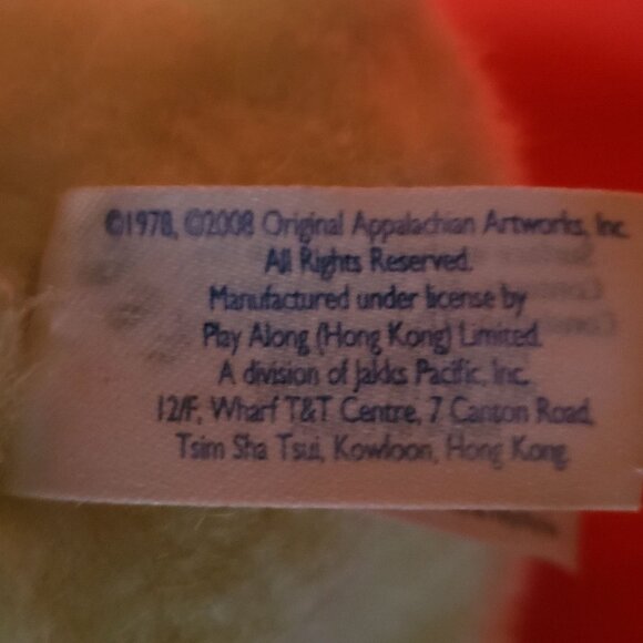 Cabbage Patch Kids Snugglies Baby Doll Yellow Plush Bear Brown Hair Xavier Rober - Picture 11 of 13